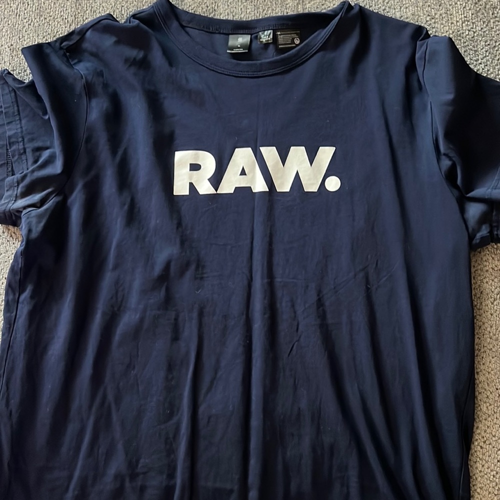 Navy Blue Gstar Raw Shirt Size L